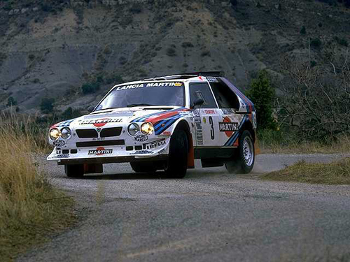 Lancia Delta S4 Engine. the Delta was built for only